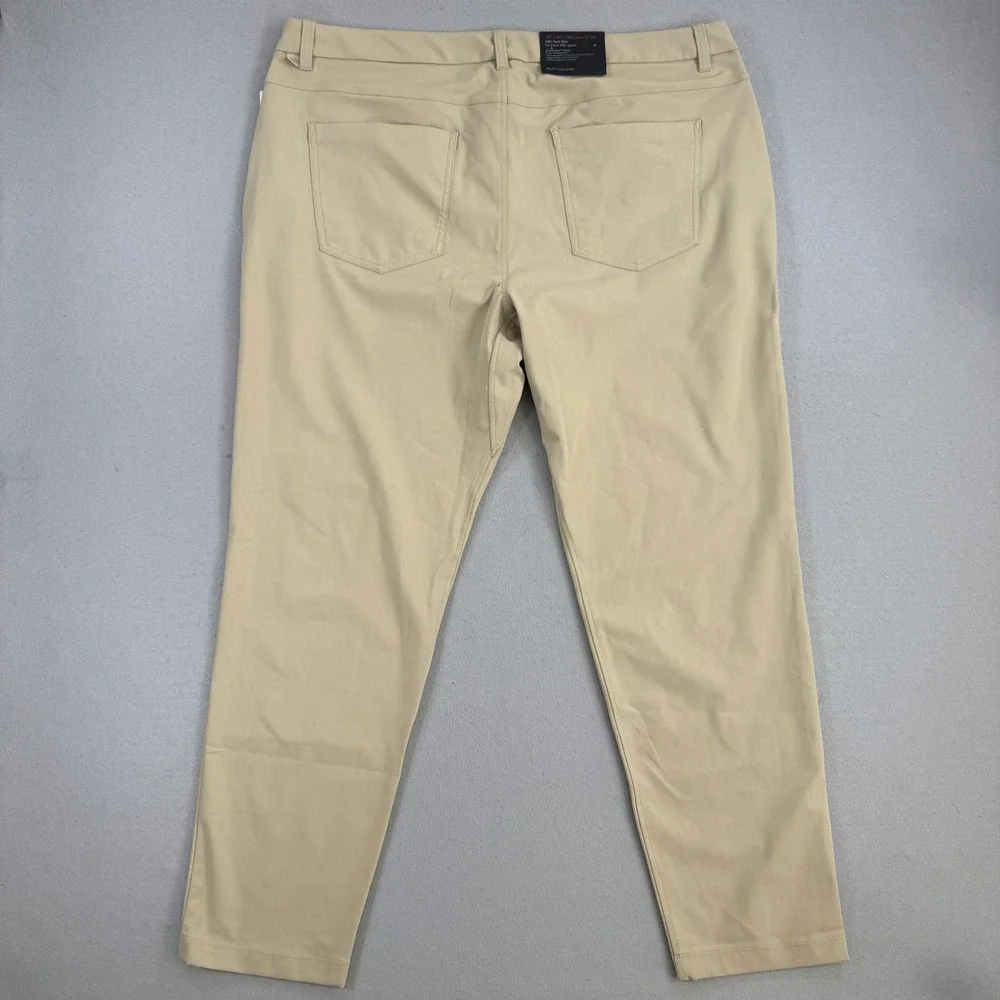 Lululemon ABC Pant Mens Large 40x32 Trench Chino Slim Fit Warpstreme LM5ALWS